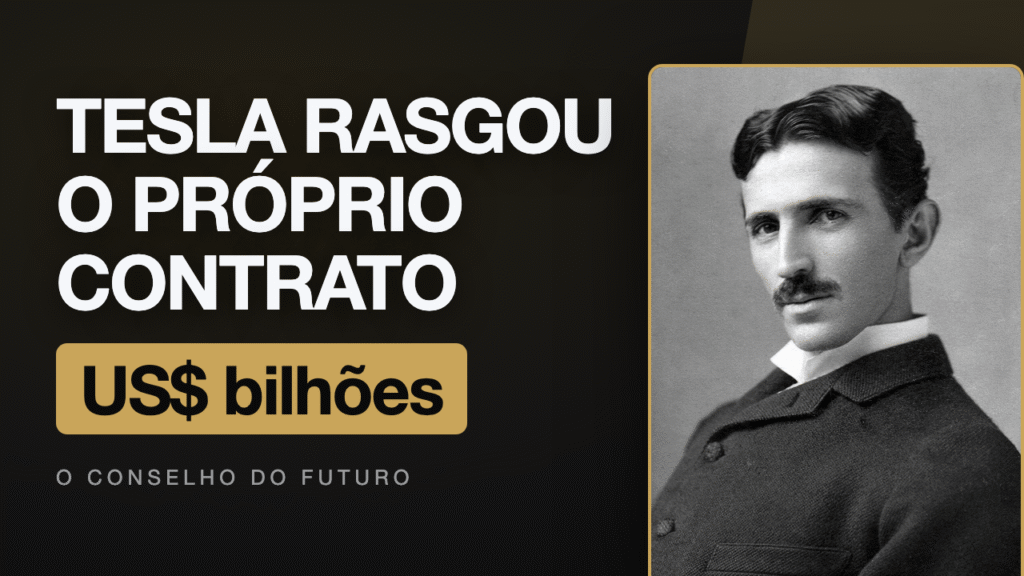 Nikola Tesla e o contrato rasgado: a decisão que custou bilhões ao inventor da corrente alternada