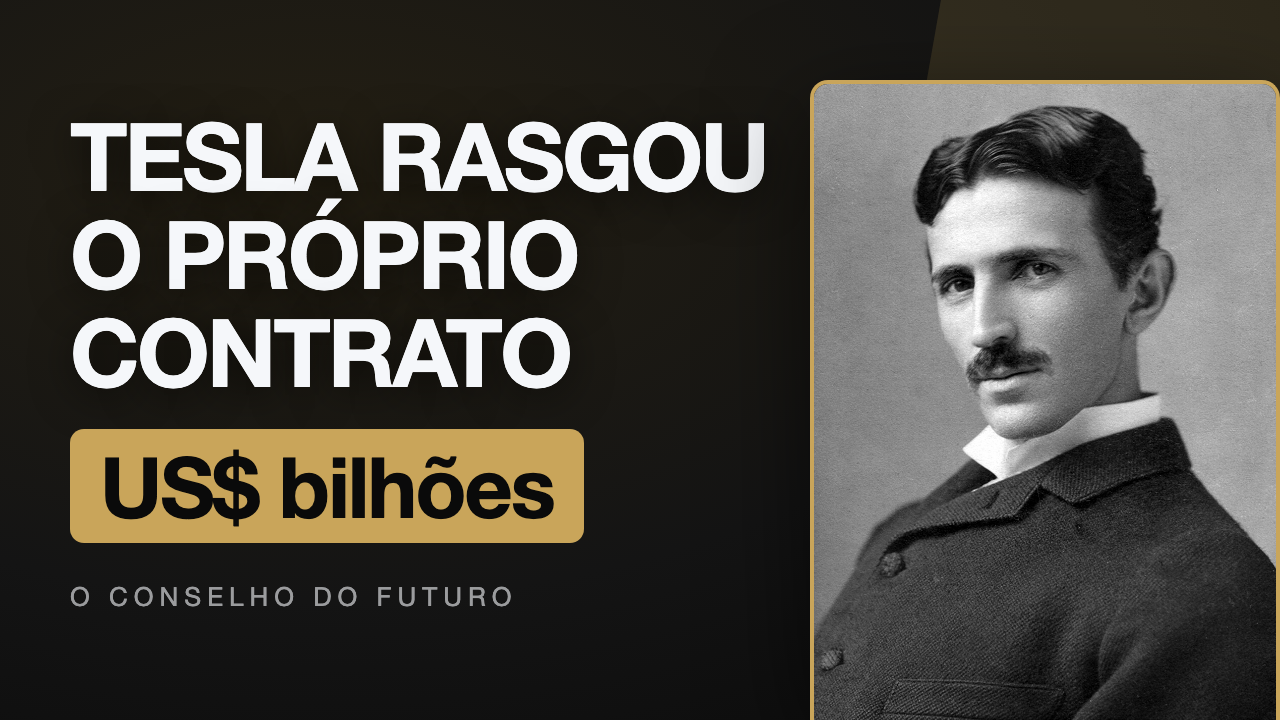 Nikola Tesla e o contrato rasgado: a decisão que custou bilhões ao inventor da corrente alternada