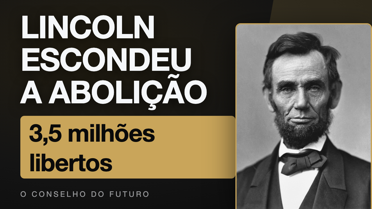 Lincoln e a Proclamação de Emancipação: a decisão que ficou um mês guardada na gaveta