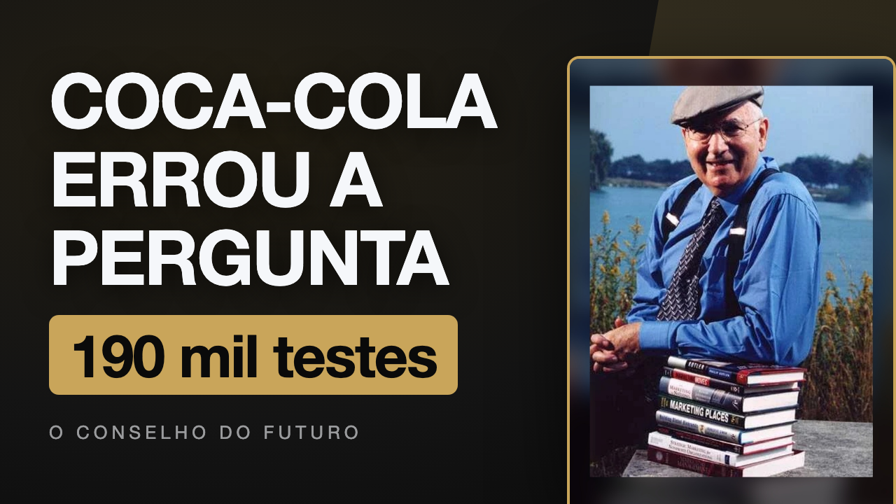Philip Kotler e o fracasso da New Coke: quando a pesquisa certa responde à pergunta errada