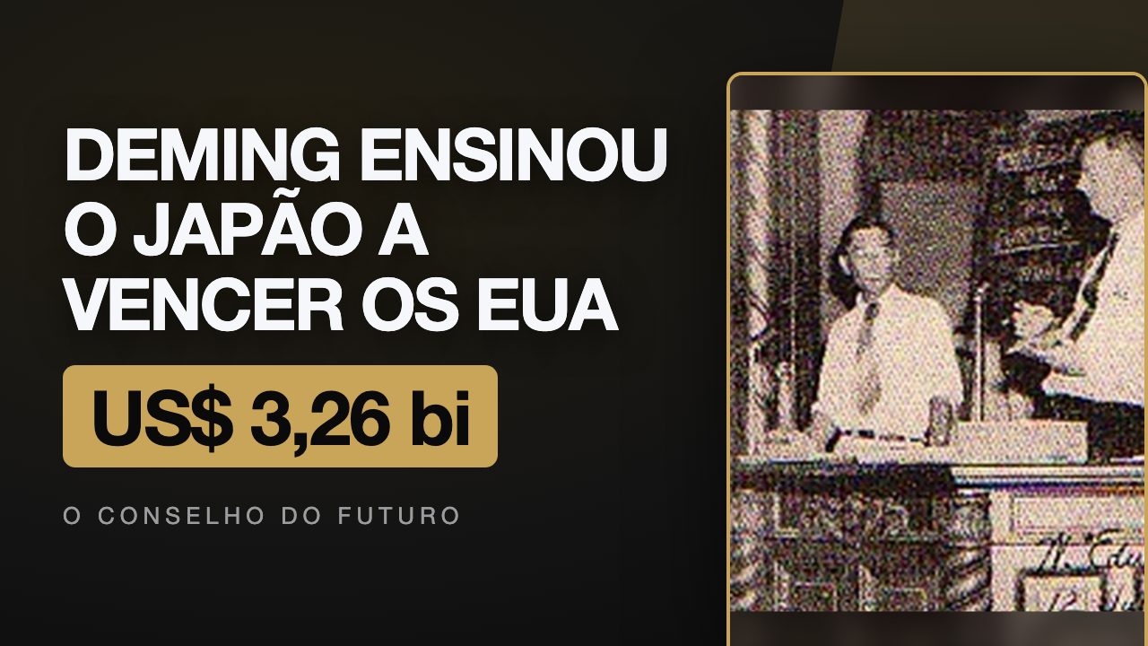 W. Edwards Deming e a qualidade total: o estatístico que ensinou o Japão a fabricar